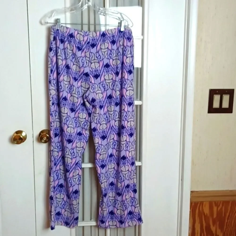 DISNEY FLEECE Purple  Eore Pajama Pants L‎
